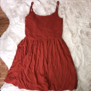 Sienna orange summer dress